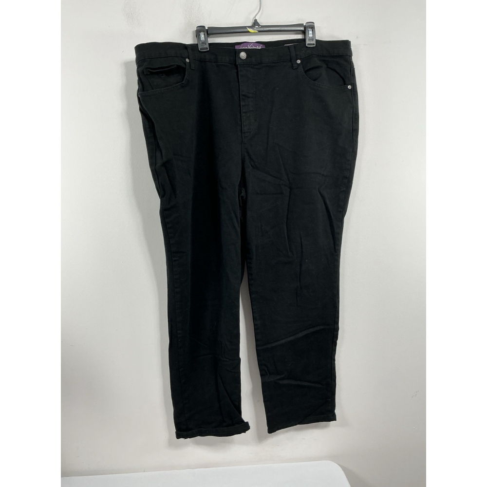 Womans Gloria Vanderbilt Amanda Black Jeans 24 W
